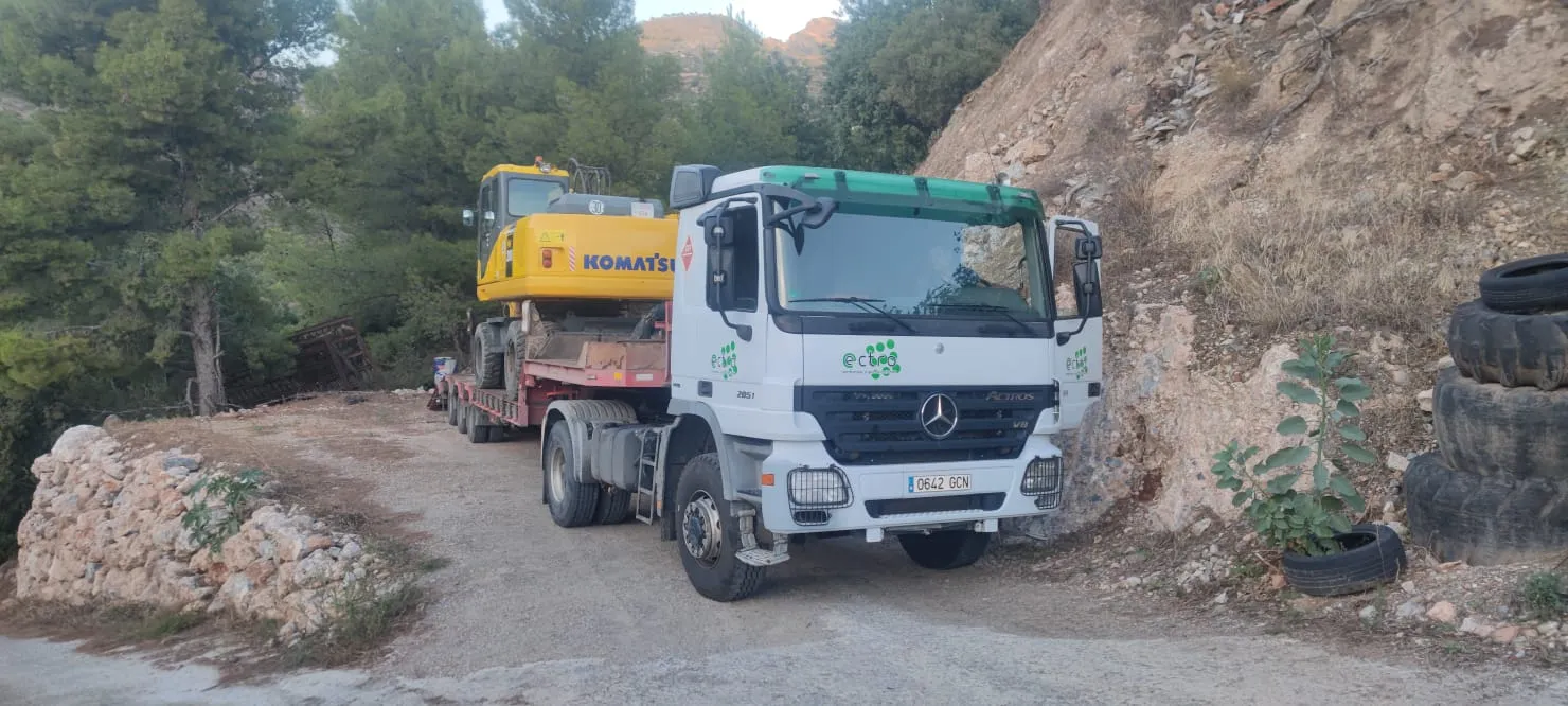 Muro de escollera en Granada construido por ECTRO